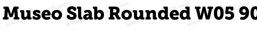 Museo Slab Rounded W05 900字体转换